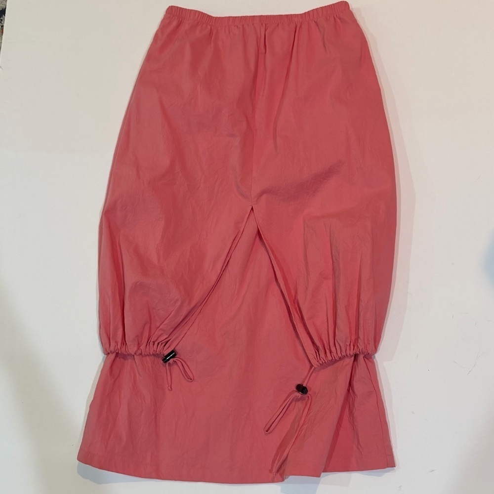 BLANQUE Drapey Coral Lagenlook Boho Women's Skirt Size 1